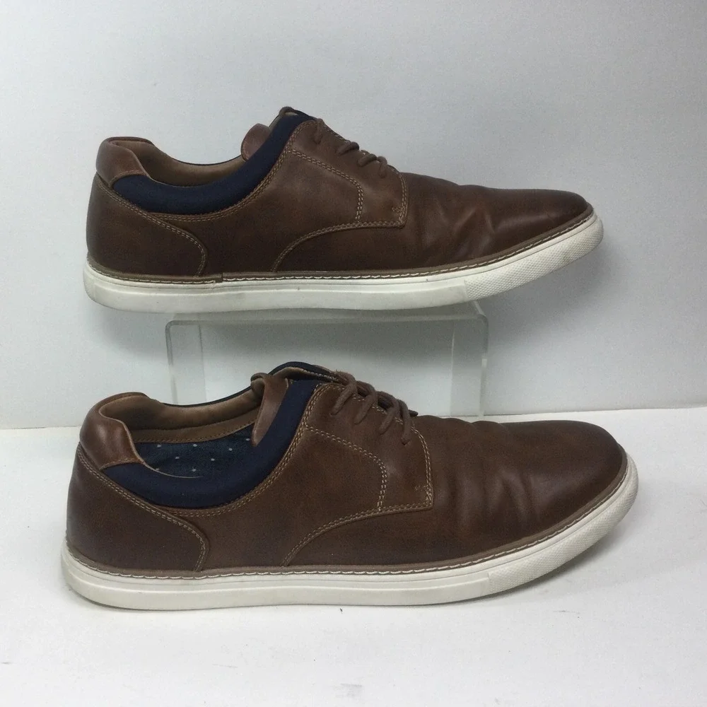 Rye‎ Hawker Brown leather shoes mens Size 10.5 comfort casual Oxfords
